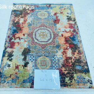 Afghan Hand-Knotted Mamluk Rug